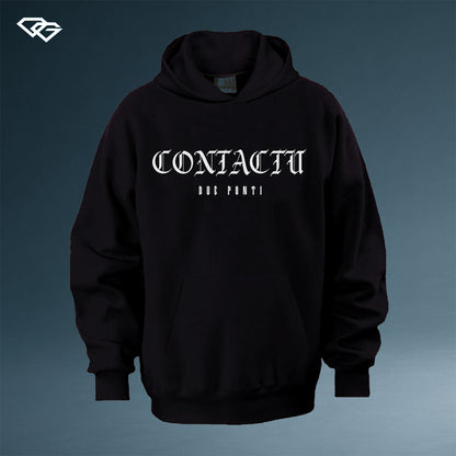CONTACTU WHITE HOODIE