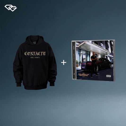 CONTACTU GOLD HOODIE + Sticker Pack + ALBUM B2BK (Free CD)