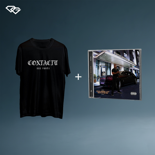 CONTACTU WHITE T-SHIRT + Sticker Pack + ALBUM B2BK (Free CD)